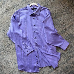 Synrgy | Men's Dress Shirt | Lavender | Excellent Condition | 18.5 35/36 | XXXL